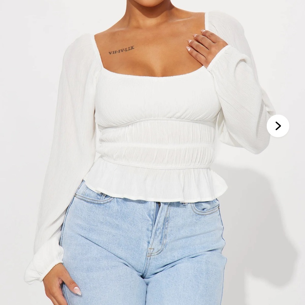 Fashion Nova To My City Blouse Top